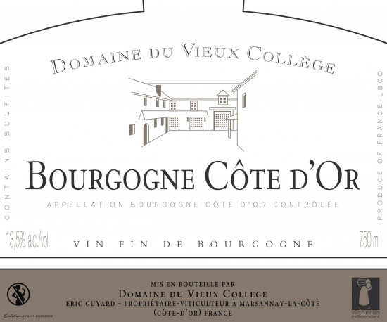 BOURGOGNE <br/> ROUGE CÔTE D'OR